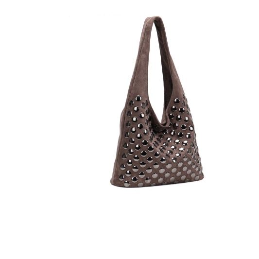 Bolso hobo amplio con tachuelas